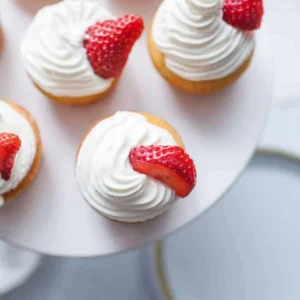 Garnish with Drop of Cream